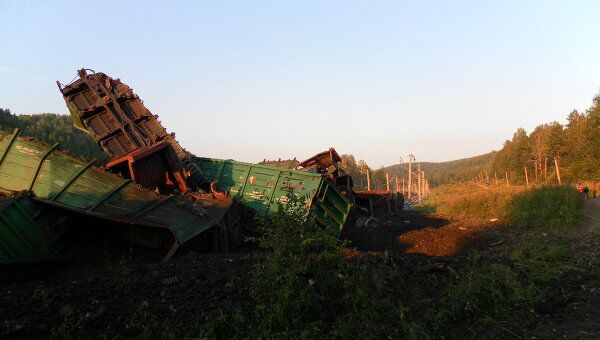Столкновение грузовых поездов в Челябинской области Столкновение грузовых поездов в Челябинской области