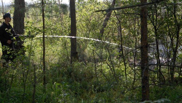 Тушение пожара в Южском районе Ивановской области Тушение пожара в Южском районе Ивановской области