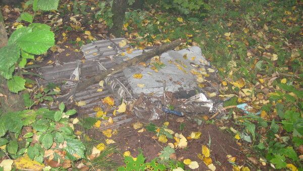 Место падения самолета МиГ-31 под Пермью Место падения самолета МиГ-31 под Пермью