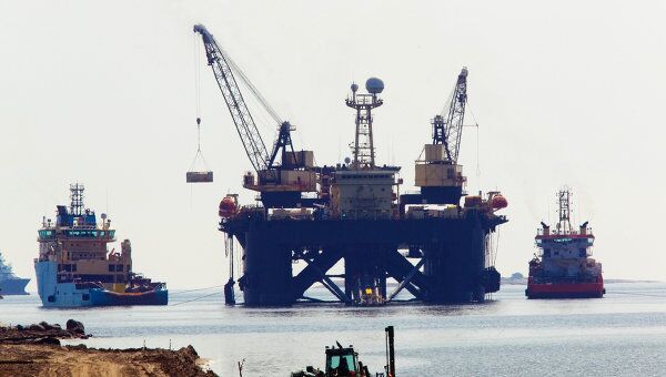 Строительная площадка газопровода Северный поток Строительная площадка газопровода Северный поток