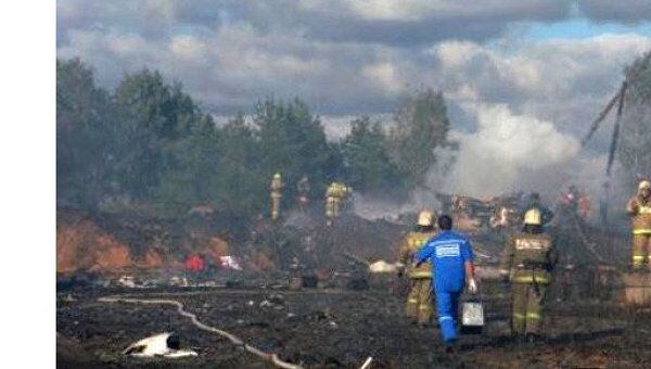 Крушение самолета Як-42 под Ярославлем Крушение самолета Як-42 под Ярославлем