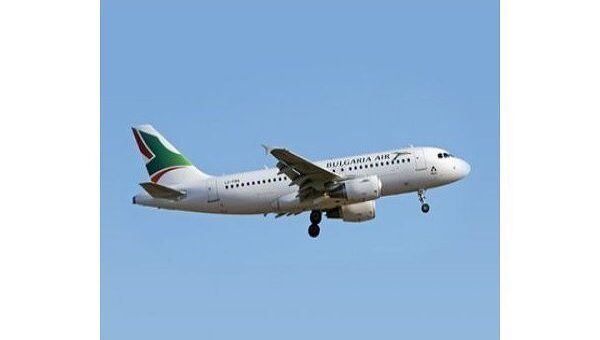 Самолет авиакомпании Bulgaria Air Самолет авиакомпании Bulgaria Air
