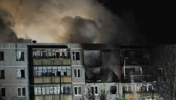 Взрыв бытового газа в жилом доме в подмосковных Бронницах Взрыв бытового газа в жилом доме в подмосковных Бронницах