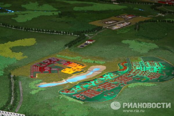 Макет космического городка космодрома Восточный Макет космического городка космодрома Восточный