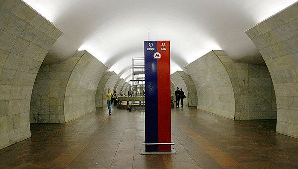 На станции метро Тверская. Архив На станции метро Тверская. Архив