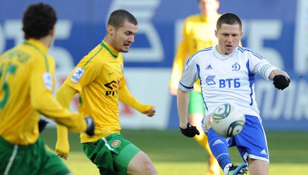 Игровой момент матча Динамо - Кубань Игровой момент матча Динамо - Кубань