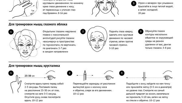 Гимнастика для глаз Гимнастика для глаз