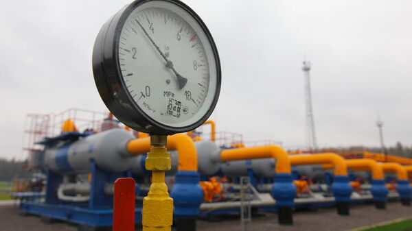 Участок магистрального газопровода, архивное фото Участок магистрального газопровода, архивное фото