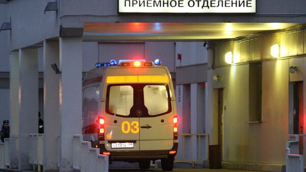 Приемное отделение городской клинической больницы № 36 в Москве. Архивное фото Приемное отделение городской клинической больницы № 36 в Москве. Архивное фото