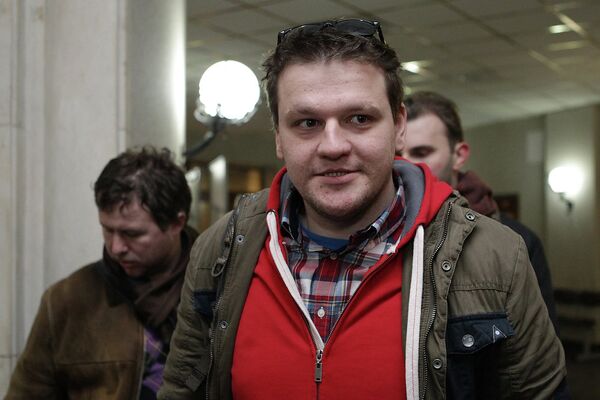 Блогер Митя Алешковский, задержанный в Пулково Блогер Митя Алешковский, задержанный в Пулково