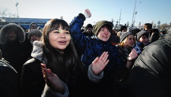 Массовая акция во Владивостоке. Архив Массовая акция во Владивостоке. Архив
