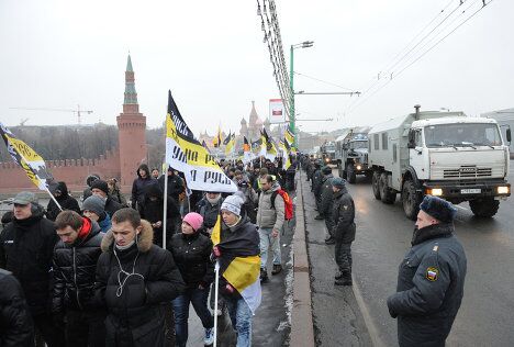 Акция протеста на Площади Революции в Москве Акция протеста на Площади Революции в Москве