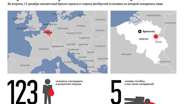Взрыв в центре бельгийского города Льеж Взрыв в центре бельгийского города Льеж
