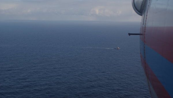Район гибели буровой платформы Кольской в Охотском море Район гибели буровой платформы Кольской в Охотском море