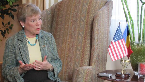 Заместитель госсекретаря США по вопросам разоружения, проверки и соблюдения соглашений Роуз Гетемюллер. Архивное фото Заместитель госсекретаря США по вопросам разоружения, проверки и соблюдения соглашений Роуз Гетемюллер. Архивное фото