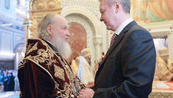 С.Собянин поздравил патриарха Московского и всея Руси Кирилла с годовщиной интронизации С.Собянин поздравил патриарха Московского и всея Руси Кирилла с годовщиной интронизации