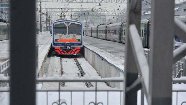 Пригородная электричка фото