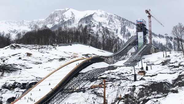 Комплекс трамплинов Русские горки Комплекс трамплинов Русские горки