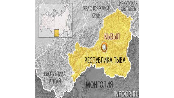 Республика Тува. Карта Республика Тува. Карта
