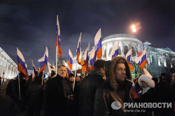 Митинг в поддержку В.Путина на Манежной площади Митинг в поддержку В.Путина на Манежной площади