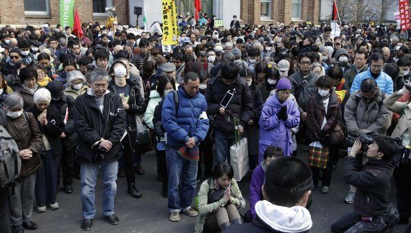 Сорокатысячная демонстрация против атомной энергии прошла в Токио Сорокатысячная демонстрация против атомной энергии прошла в Токио
