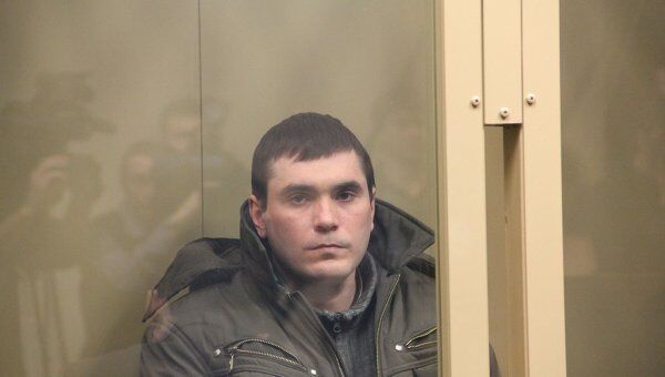 Член банды Сергея Цапка Вячеслав Рябцев на скамье подсудимых Член банды Сергея Цапка Вячеслав Рябцев на скамье подсудимых