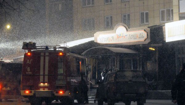 Большие человеческие жертвы при пожаре в пермском кафе Большие человеческие жертвы при пожаре в пермском кафе