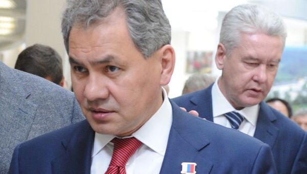 Губернатор Московской области Сергей Шойгу после торжественной церемонии инаугурации Губернатор Московской области Сергей Шойгу после торжественной церемонии инаугурации