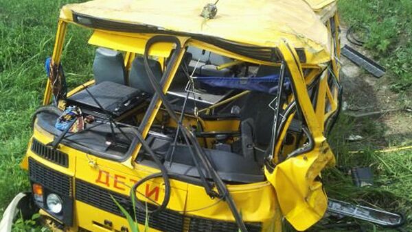 ДТП со школьным автобусом на Ставрополье ДТП со школьным автобусом на Ставрополье