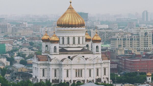 Вид на Храм Христа Спасителя Вид на Храм Христа Спасителя