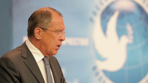 Глава МИД РФ Сергей Лавров выступает на совещании руководителей представительств и представителей Россотрудничества Глава МИД РФ Сергей Лавров выступает на совещании руководителей представительств и представителей Россотрудничества