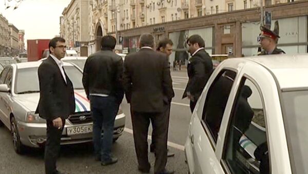 Стрельба из машины свадебного кортежа в центре Москвы Стрельба из машины свадебного кортежа в центре Москвы