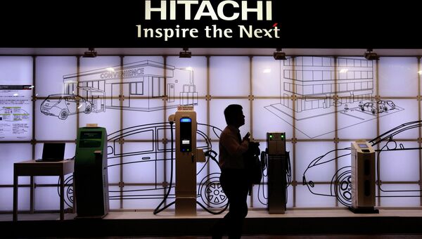 Стенд компании Hitachi на выставке CEATEC JAPAN 2012 Electronics Show Стенд компании Hitachi на выставке CEATEC JAPAN 2012 Electronics Show