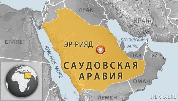 Карта Саудовской Аравии Карта Саудовской Аравии