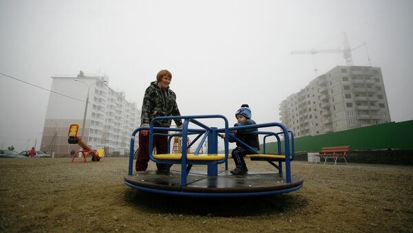 Заселение пострадавших от наводнения в Крымске в новые дома Заселение пострадавших от наводнения в Крымске в новые дома
