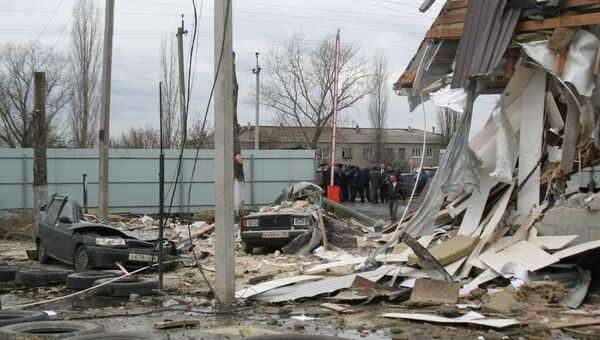 Взрыв газового баллона с пропаном в Новоусманском районе Воронежской области Взрыв газового баллона с пропаном в Новоусманском районе Воронежской области