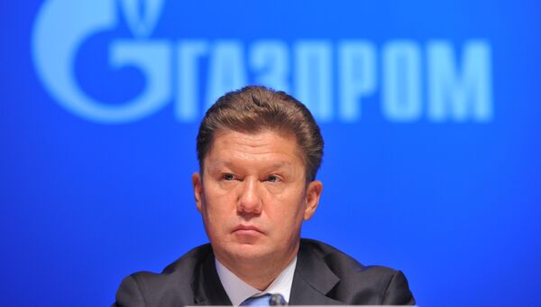 Председатель правления ОАО Газпром Алексей Миллер. Архивное фото Председатель правления ОАО Газпром Алексей Миллер. Архивное фото