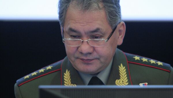 Министр обороны России Сергей Шойгу. Архив Министр обороны России Сергей Шойгу. Архив