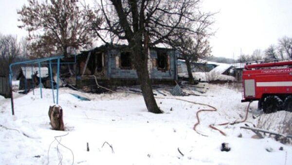 Пожар с гибелью детей в Белгородской области Пожар с гибелью детей в Белгородской области