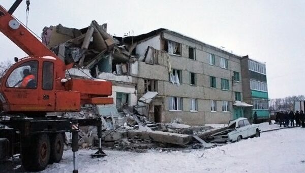 Последствия взрыва бытового газа в жилом доме Чувашии Последствия взрыва бытового газа в жилом доме Чувашии