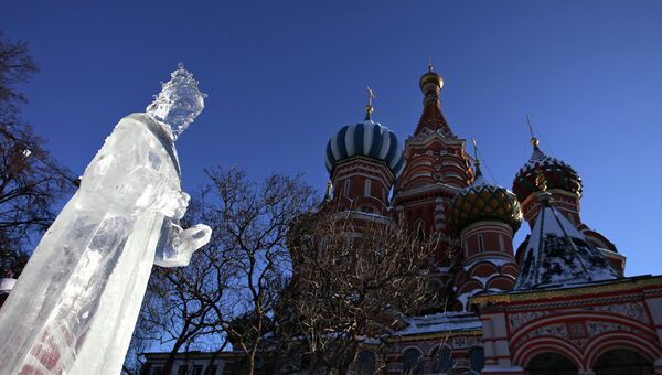 Этап Гран-При России по ледовой скульптуре в Москве Этап Гран-При России по ледовой скульптуре в Москве
