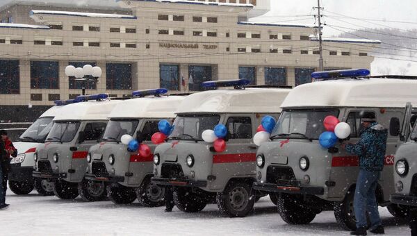 Новые автомобили Скорой помощи для больницы на Чуйском тракте в Горном Алтае Новые автомобили Скорой помощи для больницы на Чуйском тракте в Горном Алтае