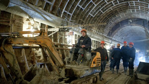 Строительство московского метро. Архив Строительство московского метро. Архив