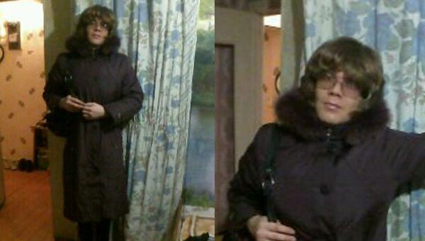 Предполагаемый убийца Ани Шкапцовой в женской одежде Предполагаемый убийца Ани Шкапцовой в женской одежде