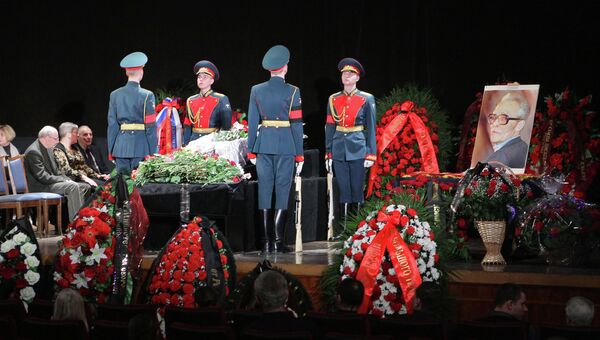 Прощание с писателем Борисом Васильевым Прощание с писателем Борисом Васильевым