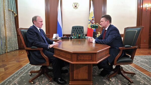 Встреча В. Путина и А. Миллера Встреча В. Путина и А. Миллера