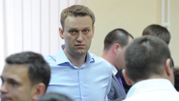 Оппозиционер, блогер Алексей Навальный в Ленинском районном суде города Кирова Оппозиционер, блогер Алексей Навальный в Ленинском районном суде города Кирова