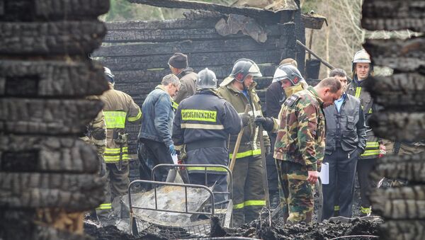 Последствия пожара в психиатрической больнице в Подмосковье Последствия пожара в психиатрической больнице в Подмосковье