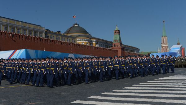 Генеральная репетиция парада Победы на Красной площади Генеральная репетиция парада Победы на Красной площади