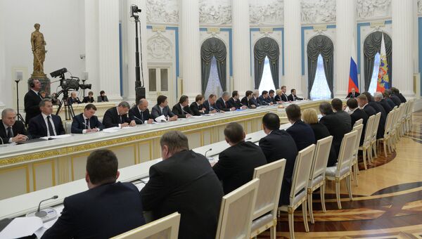 Совещание в Кремле о ходе выполнения указов президента РФ Совещание в Кремле о ходе выполнения указов президента РФ